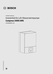 Bosch Compress 3400iAWS 14 OR-T 14 B Installationsanleitung