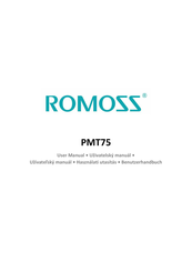 Romoss PMT75 Benutzerhandbuch