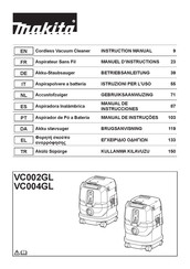 Makita VC002GLZ01 Betriebsanleitung