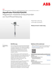 ABB AquaProbe FEA200 Bedienungsanleitung