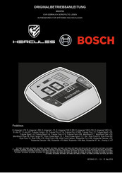 Bosch HERCULES E-Joy F7 Originalbetriebsanleitung