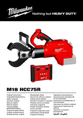 Milwaukee M18HCC75R-502C Originalbetriebsanleitung