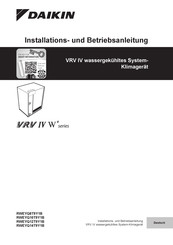 Daikin RWEYQ8T9Y1B Installation Und Betriebsanleitung
