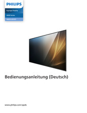Philips 98BDL4650D/00 Bedienungsanleitung