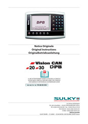 Sulky Vision CAN 30 DPB Originalbetriebsanleitung