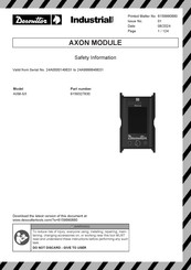 Desoutter 6159327830 Bedienungsanleitung