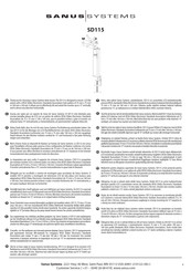 Sanus Systems SD115 Montageanleitung