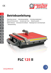 Profitech Diamant FLC 125 II Betriebsanleitung