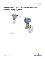 Emerson Rosemount 3051S ERS Betriebsanleitung