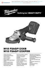 Milwaukee M18 FSAGF 125XB-0X Originalbetriebsanleitung