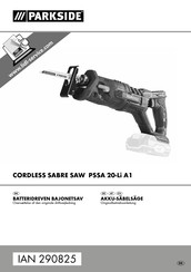 Parkside PSSA 20-Li A1 Originalbetriebsanleitung