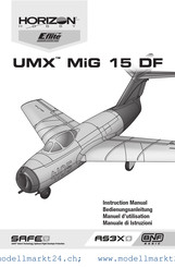 Horizon Hobby UMX MiG 15 DF Bedienungsanleitung