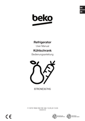 Beko B7RCNE367HG Bedienungsanleitung