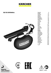 Kärcher BLV 36-240 Battery Bedienungsanleitung
