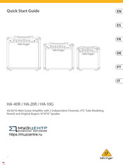 Behringer HA-10G Bedienungsanleitung