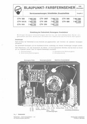 Blaupunkt CTV 500 Service