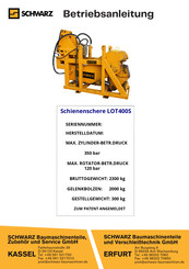 Schwarz LOT400S Betriebsanleitung