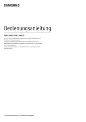 Samsung HW-LS60UD Bedienungsanleitung