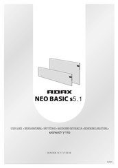 Adax NEO BASIC s5.1 Bedienungsanleitung