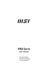 MSI PRO MP275QPDG Servicehandbuch