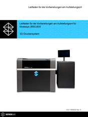 Stratasys J835 Leitfaden Für Die Vorbereitungen Am Aufstellungsort
