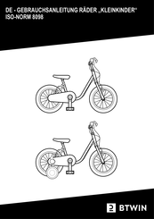 Decathlon BTWIN Gebrauchsanleitung