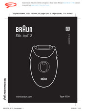 Braun Silk epil 3 Type 5320 Bedienungsanleitung