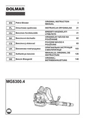 Makita DOLMAR MG5300.4 Originalbetriebsanleitung