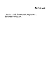 Lenovo USB Smartcard Keyboard Benutzerhandbuch