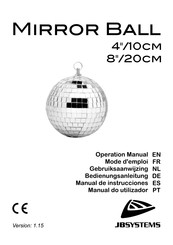 JB Systems MIRROR BALL MB10 Bedienungsanleitung