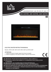 HOMCOM W914-36F Bedienungsanleitung