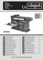 Scheppach BTS900 Original Bedienungsanleitung