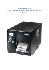 Godex EZ2250i Benutzerhandbuch