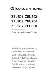 Conceptronic ZEUS07 Schnellinstallationsanleitung
