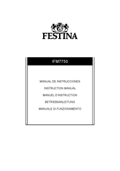 Festina IFM7750 Betriebsanleitung