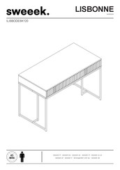 Sweeek. LISBONNE ILISBODESK120 Bedienungsanleitung