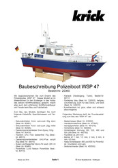 Krick WSP 47 Baubeschreibung