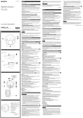 Sony SNC-XM636 Installationsanleitung