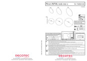 Decotec INITIAL 70 Kurzanleitung