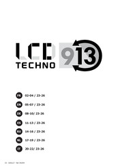 Tool it TECHNO LCD 9-13 Bedienungsanleitung