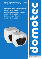 Domotec Andris Lux Eco Betriebs- Und Montageanleitung