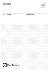 Electrolux EB6PL40CN Benutzerinformation