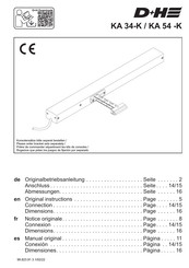 D+H KA 54 -K Originalbetriebsanleitung