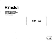 Rimoldi 527 Gebrauchsanweisungen