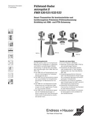 Endress+Hauser micropilot S FMR 530 Technische Information