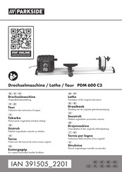 Parkside 391505 2201 Originalbetriebsanleitung