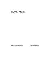 Electrolux AEG LAVAMAT 74650LE Benutzerinformation