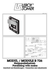 Leroy-Somer R 726 Bedienungsanleitung