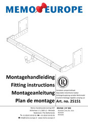 Memo Europe 25151 Montageanleitung