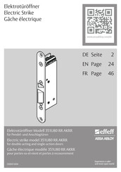 Assa Abloy 351U80 RR AKRR Bedienungsanleitung